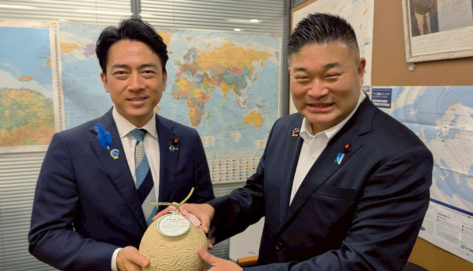 幻の宮前メロンを小泉防衛大臣に！【2026.7】