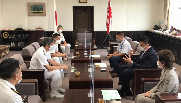 防災担当常任委員長として、海上自衛隊と横浜市の連携を強化【2021.11】